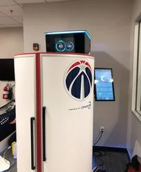 Cryosauna trắng CRYONiQ tại trung tâm chăm sóc sức khỏe CryYONiQ cryosauna tại cơ sở huấn luyện Washington Wizards