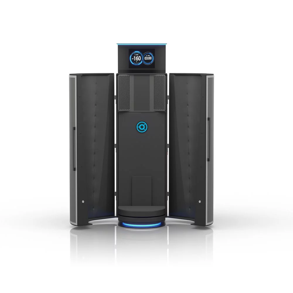 Nội thất màu đen CRYO XC Plus Nội thất màu đen của buồng áp lạnh CRYO XC™ Plus