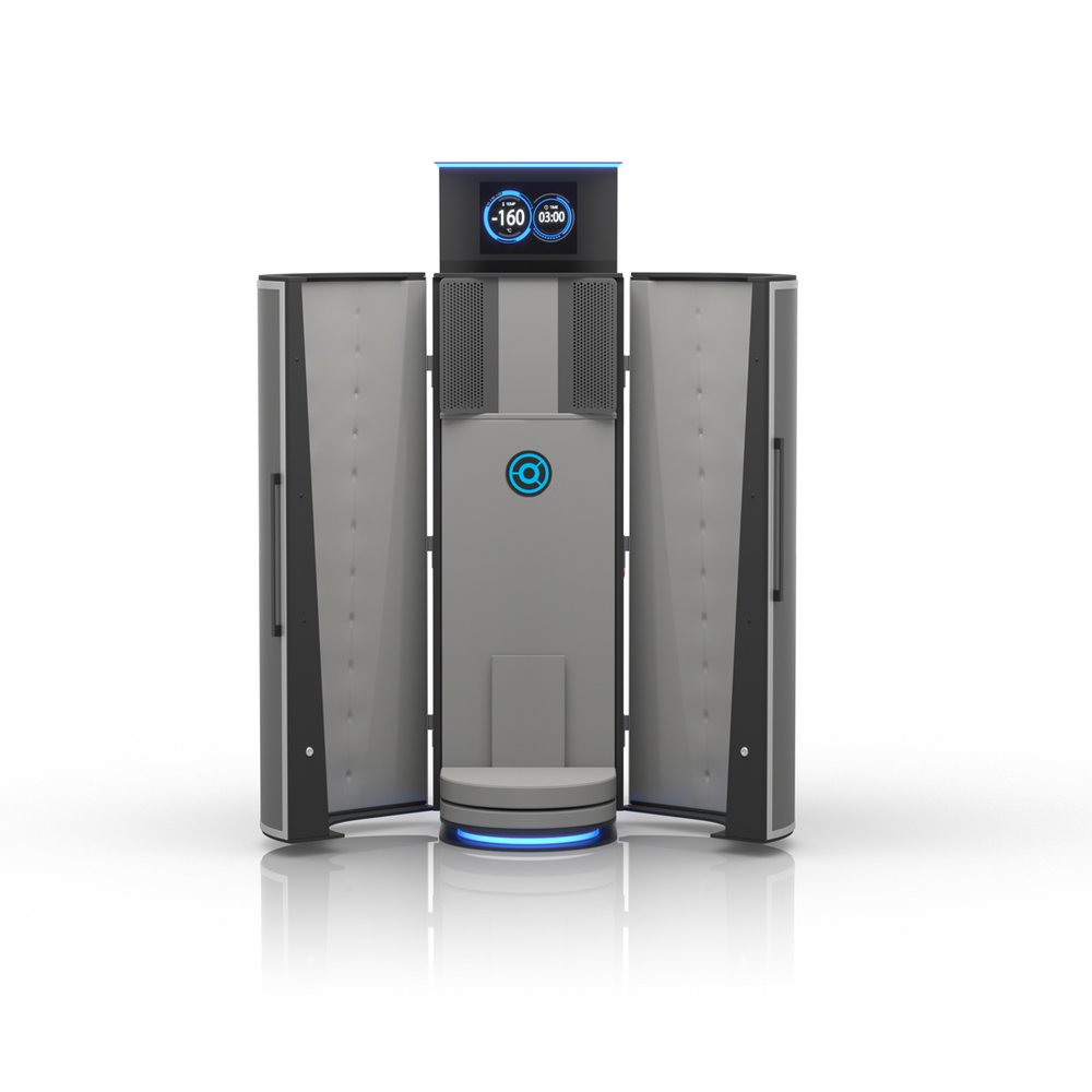 Nội thất màu xám đen CRYO XC Plus Nội thất màu xám của buồng áp lạnh CRYO XC™ Plus