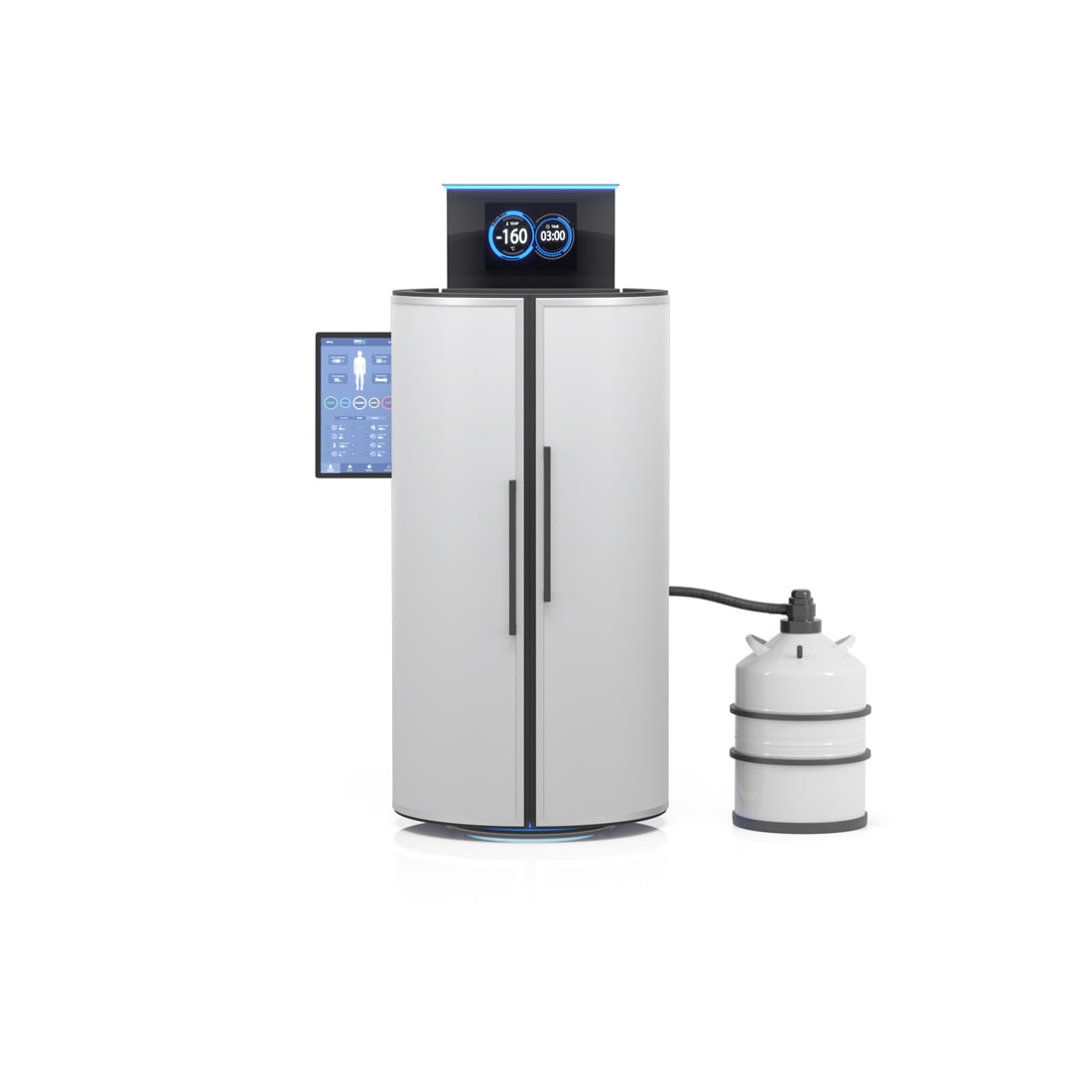 CRYO XC™ Trắng Không Điều Áp Máy áp lạnh Cryotherapy có bể chứa không áp suất