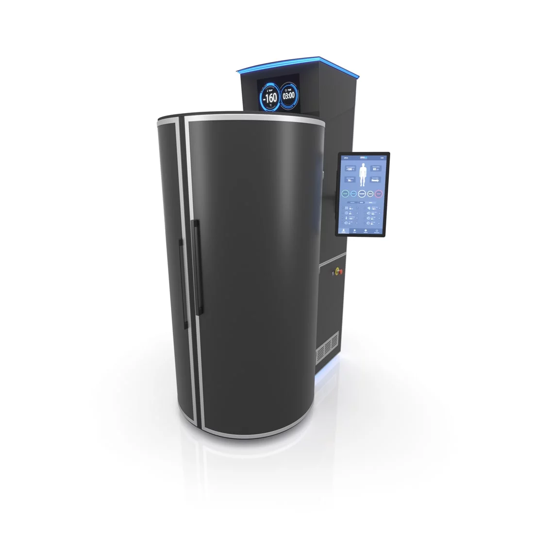 Định hướng bên phải màu đen CRYO XC™ Buồng áp lạnh CRYONiQ định hướng đúng