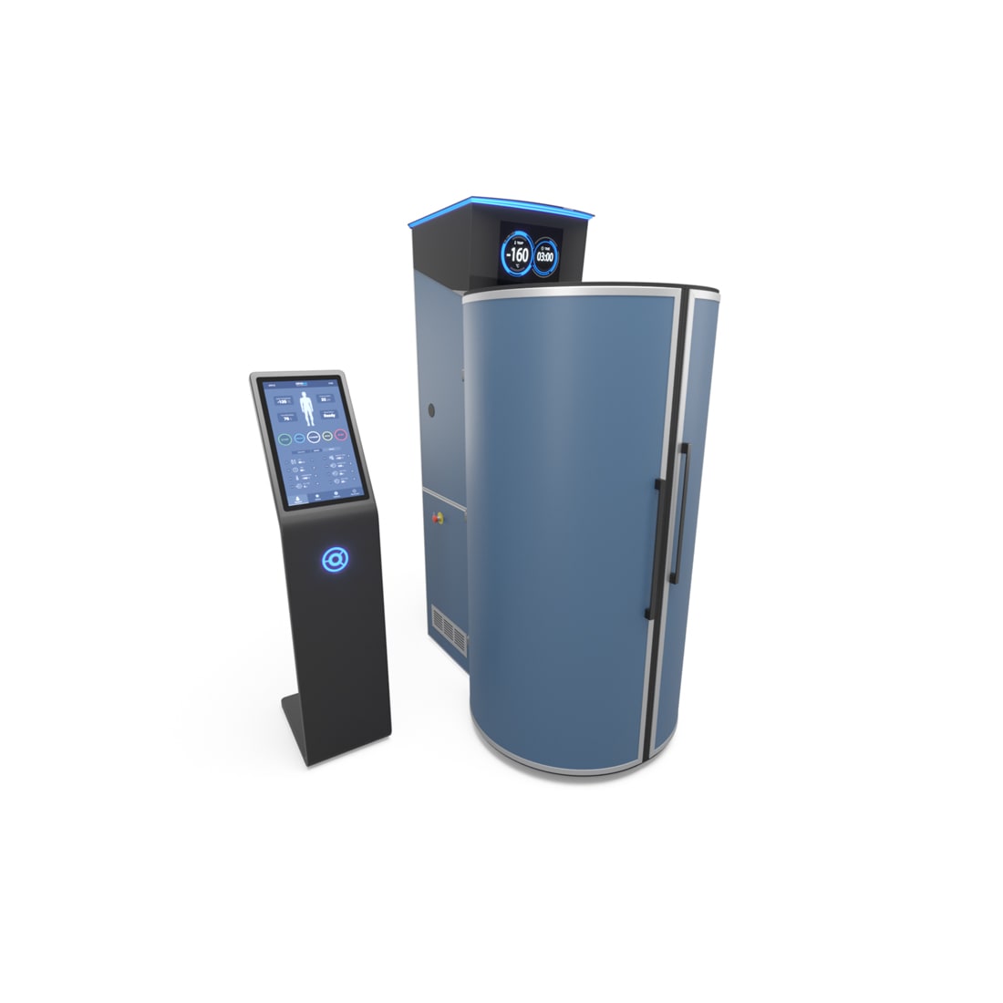 Định hướng tùy chỉnh màu xanh CRYO XC™ Định hướng tùy chỉnh buồng áp lạnh CRYONiQ