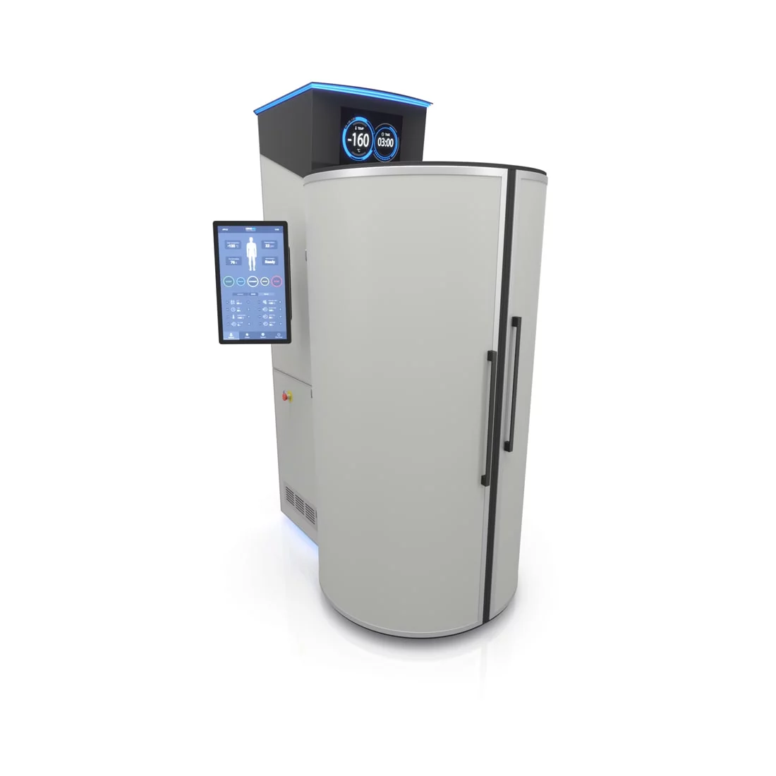 Hướng trái màu xám CRYO XC™ Buồng áp lạnh CRYONiQ hướng trái